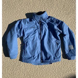Columbia Women's Blue Fleece Lined Jacket - Sz XL Polester Rare Color RN69724